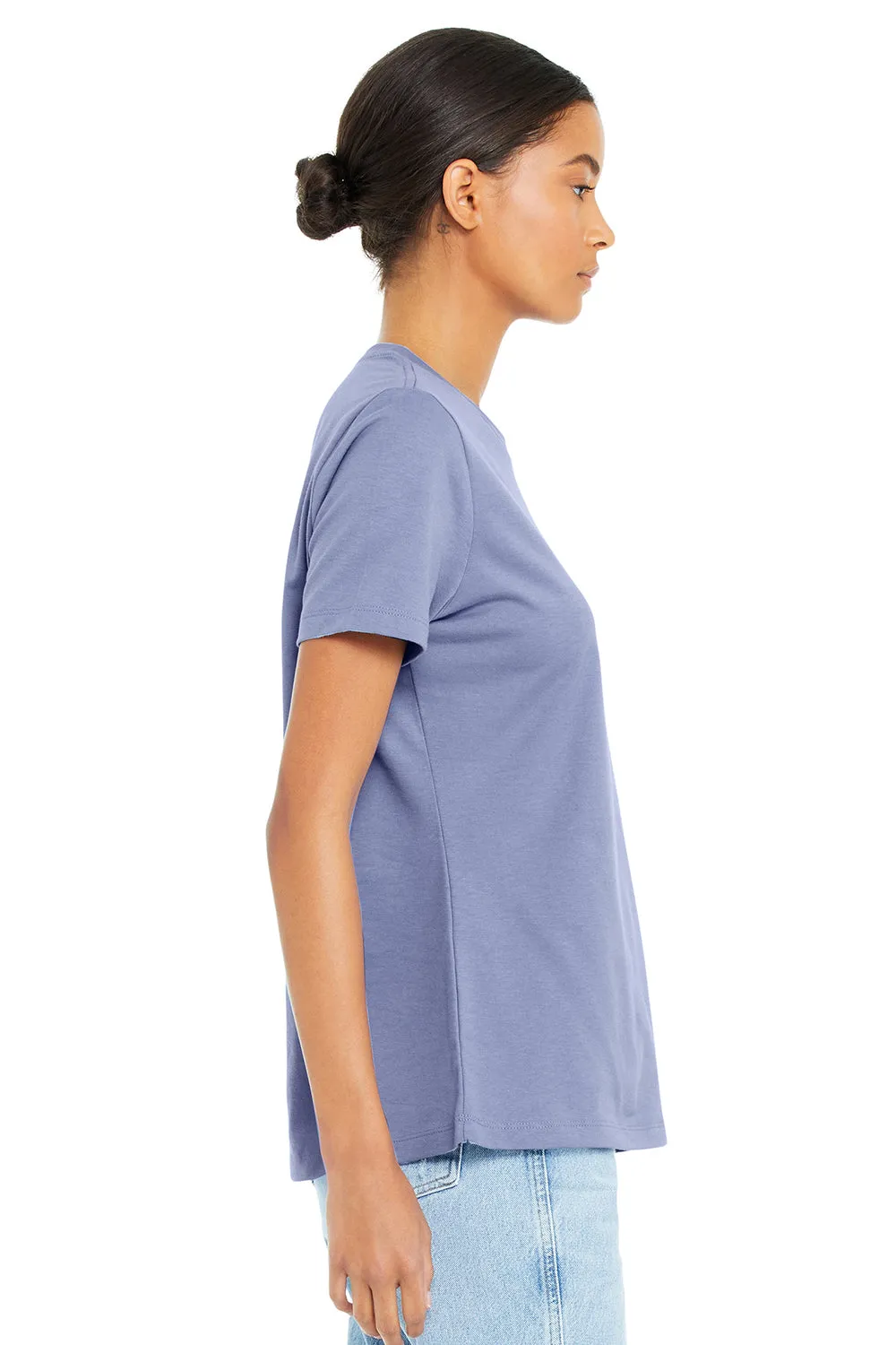 Bella   Canvas Womens Relaxed Jersey Short Sleeve Crewneck T-Shirt - Lavender Blue