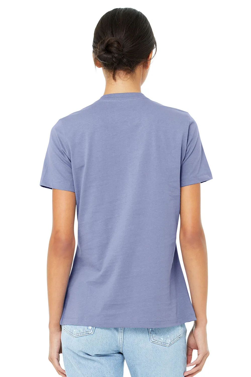 Bella   Canvas Womens Relaxed Jersey Short Sleeve Crewneck T-Shirt - Lavender Blue
