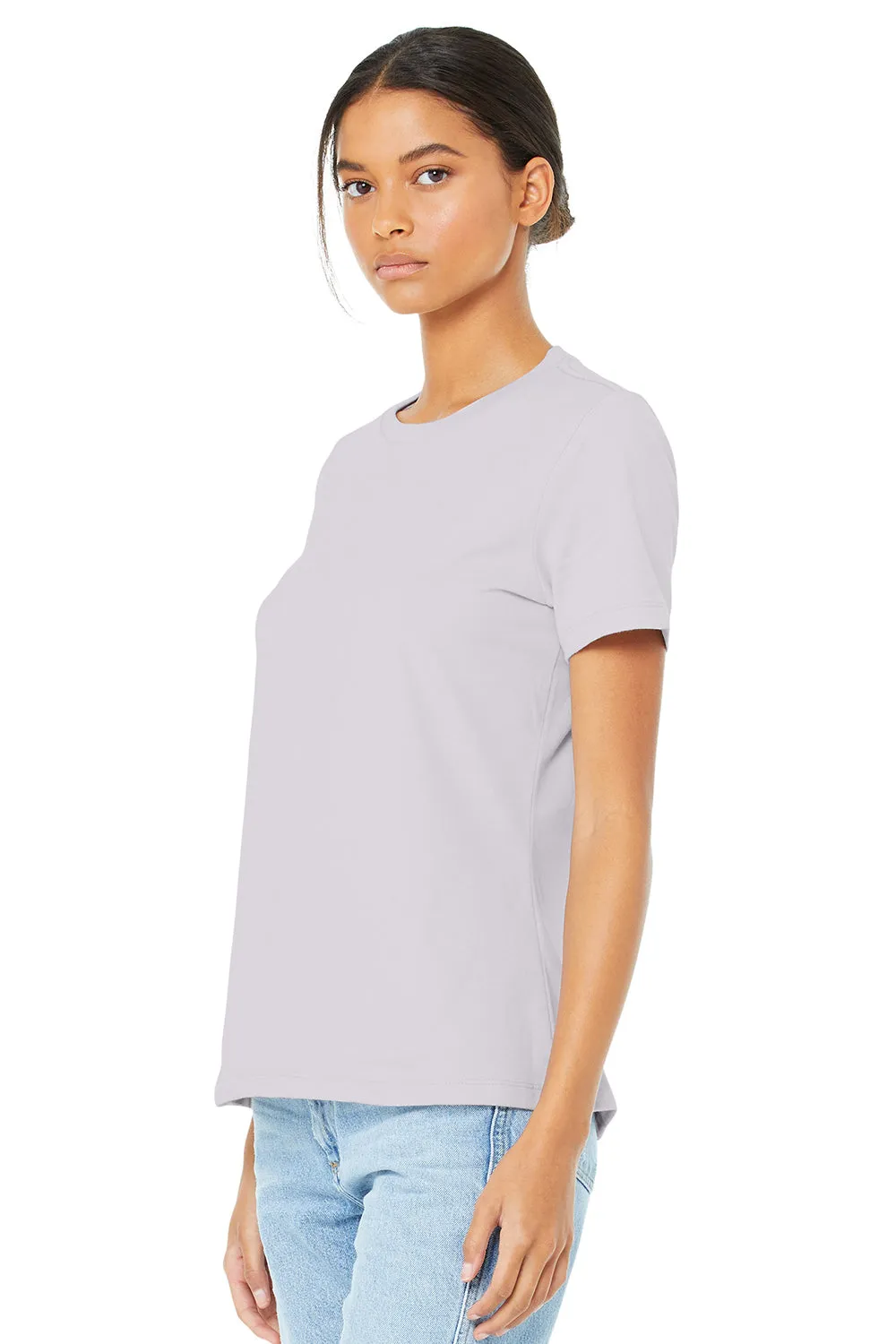 Bella   Canvas Womens Relaxed Jersey Short Sleeve Crewneck T-Shirt - Lavender Purple Dust