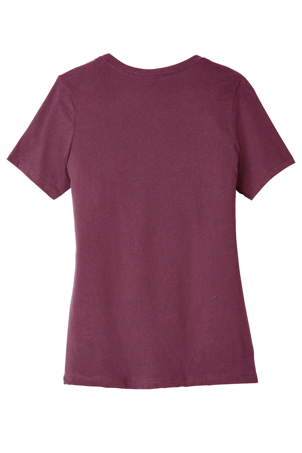 Bella   Canvas Womens Relaxed Jersey Short Sleeve Crewneck T-Shirt - Maroon