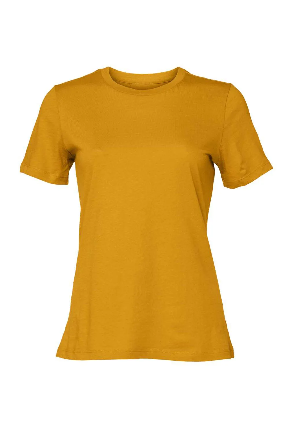 Bella   Canvas Womens Relaxed Jersey Short Sleeve Crewneck T-Shirt - Mustard Yellow