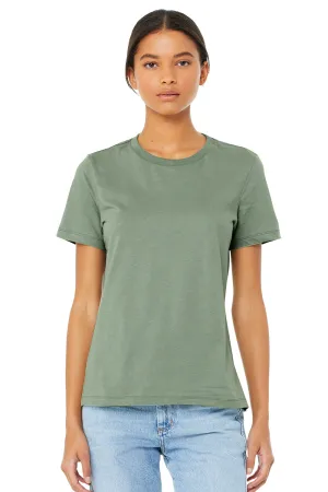 Bella   Canvas Womens Relaxed Jersey Short Sleeve Crewneck T-Shirt - Sage Green