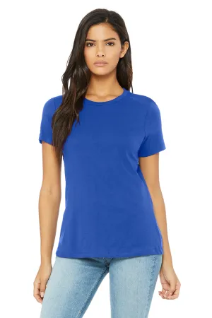 Bella   Canvas Womens Relaxed Jersey Short Sleeve Crewneck T-Shirt - True Royal Blue