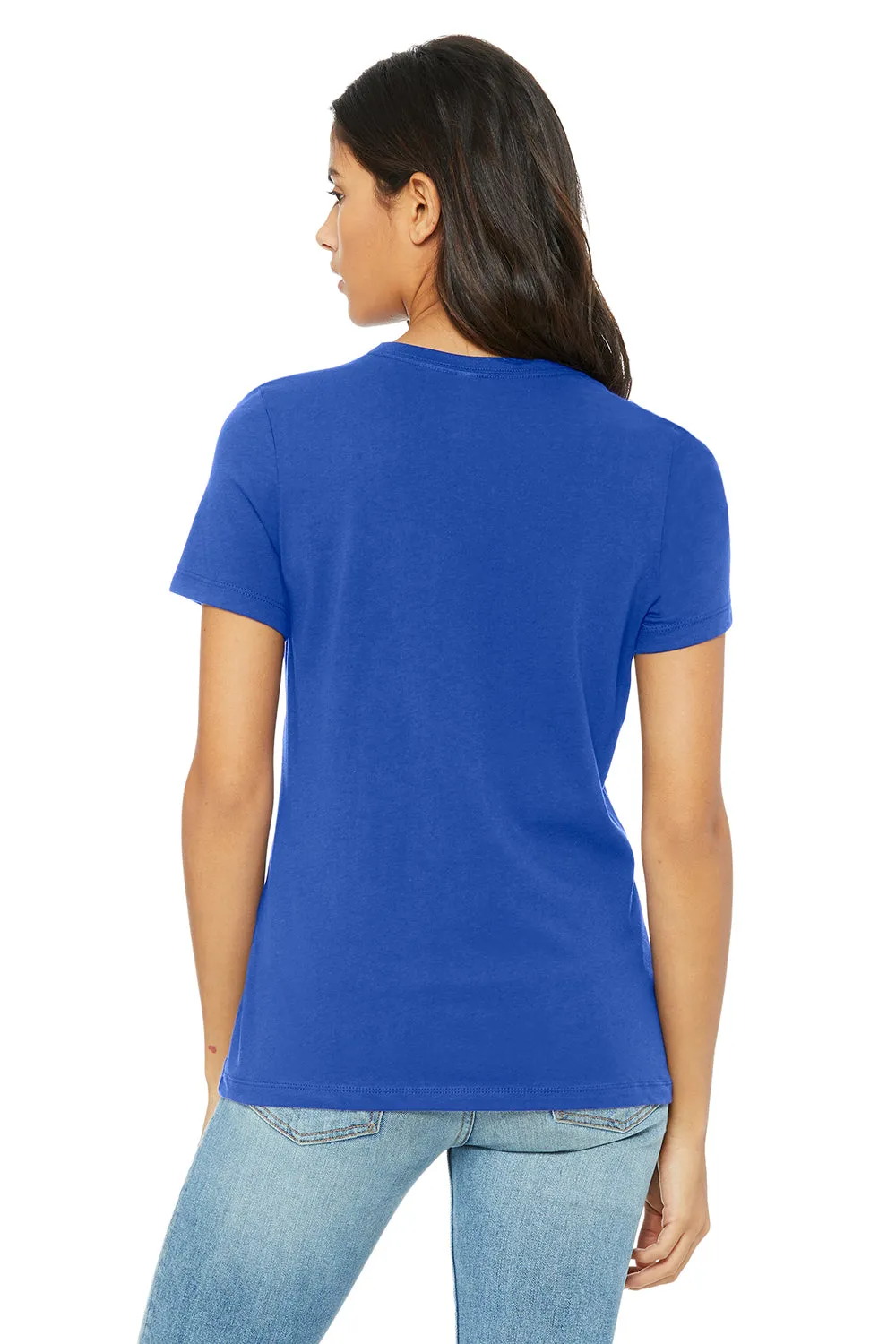 Bella   Canvas Womens Relaxed Jersey Short Sleeve Crewneck T-Shirt - True Royal Blue