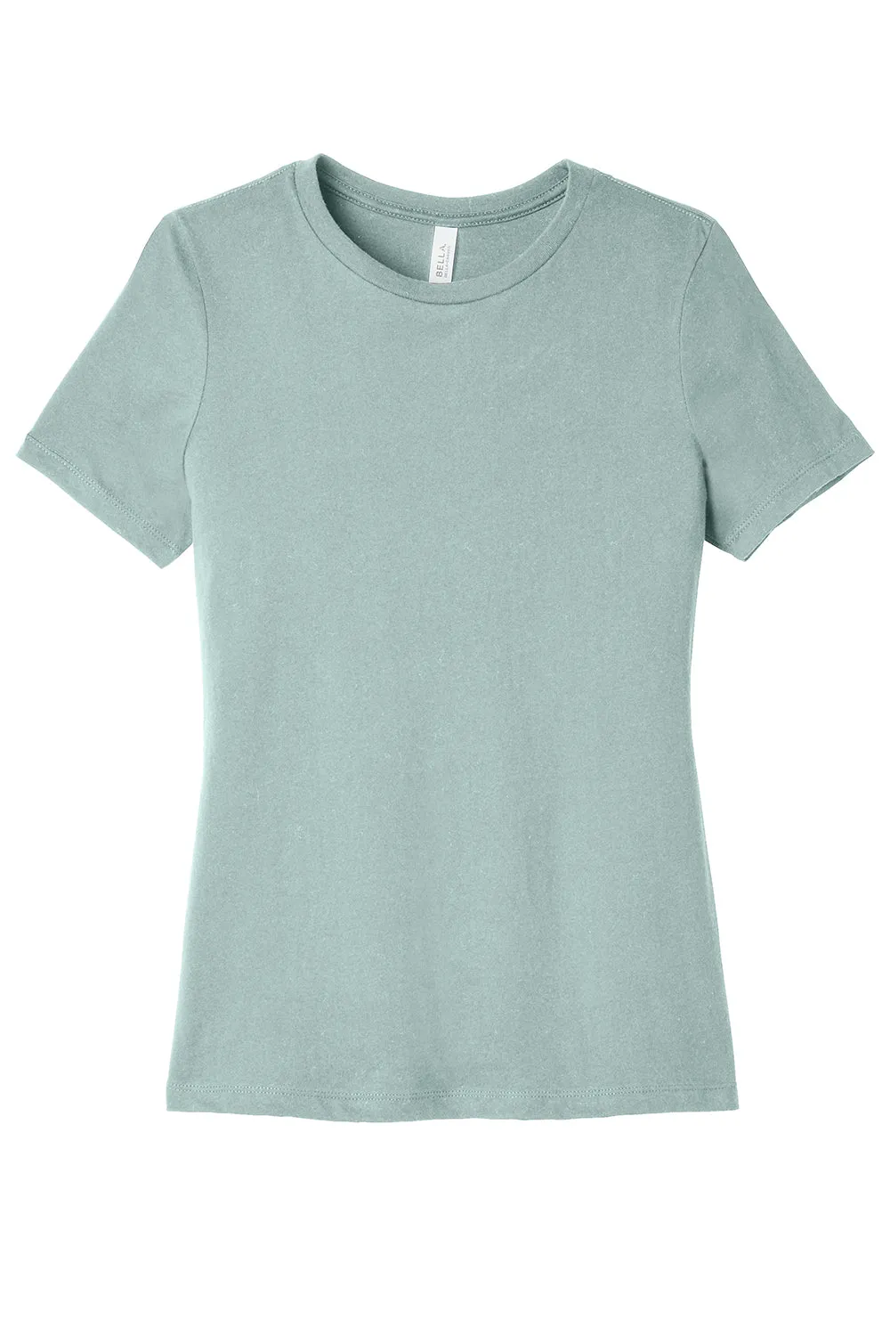 Bella   Canvas Womens Short Sleeve Crewneck T-Shirt - Dusty Blue
