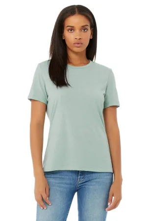 Bella   Canvas Womens Short Sleeve Crewneck T-Shirt - Dusty Blue