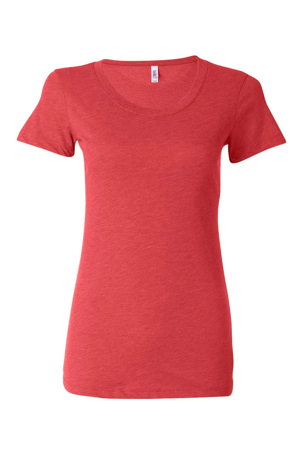 Bella   Canvas Womens Short Sleeve Crewneck T-Shirt - Red - Closeout