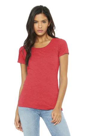 Bella   Canvas Womens Short Sleeve Crewneck T-Shirt - Red - Closeout