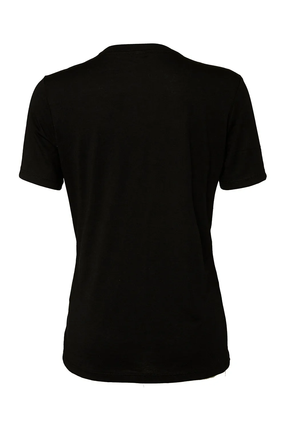 Bella   Canvas Womens Short Sleeve Crewneck T-Shirt - Solid Black