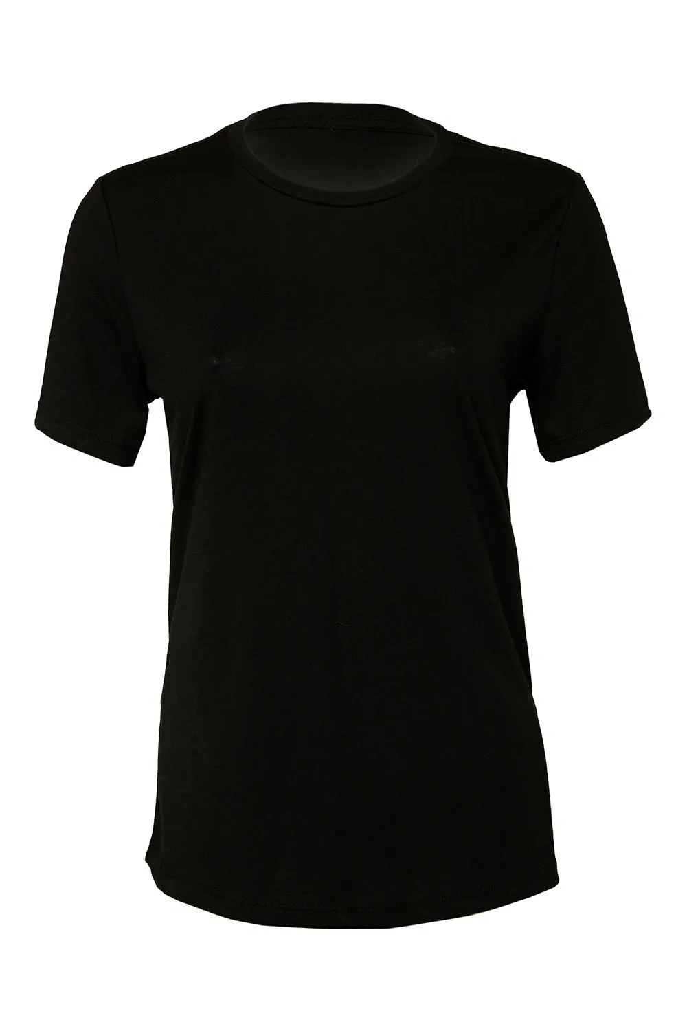 Bella   Canvas Womens Short Sleeve Crewneck T-Shirt - Solid Black