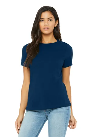 Bella   Canvas Womens Short Sleeve Crewneck T-Shirt - Solid Navy Blue