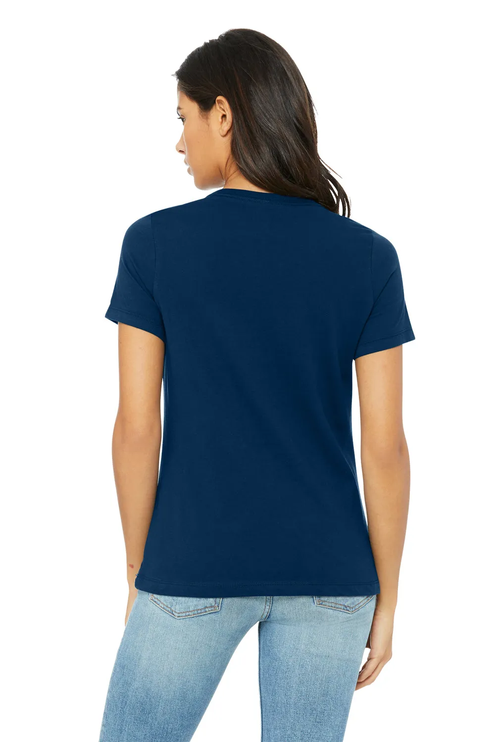 Bella   Canvas Womens Short Sleeve Crewneck T-Shirt - Solid Navy Blue