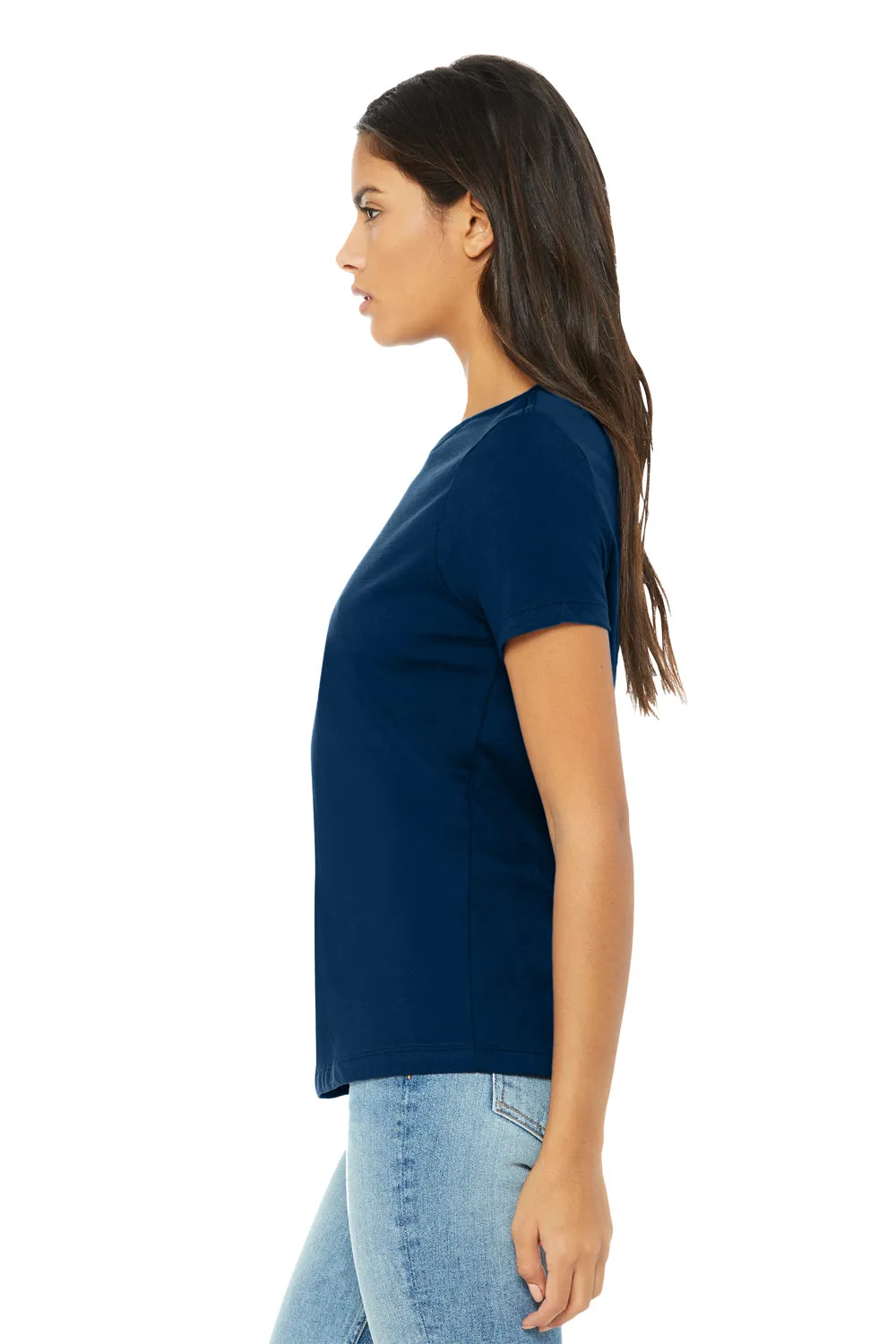 Bella   Canvas Womens Short Sleeve Crewneck T-Shirt - Solid Navy Blue
