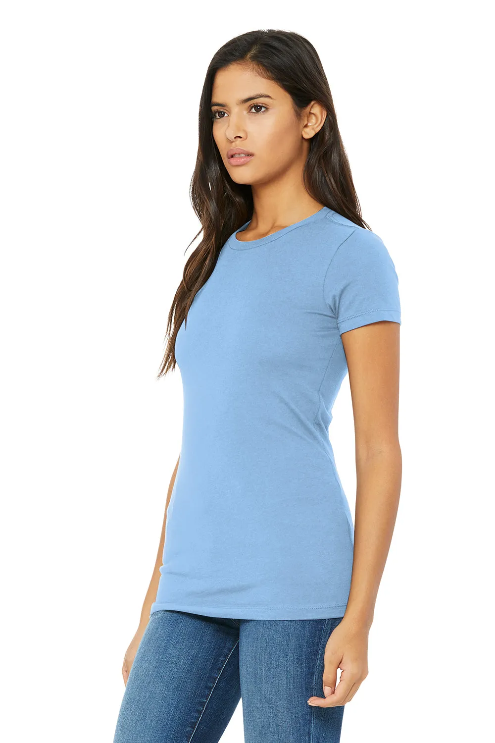 Bella   Canvas Womens The Favorite Short Sleeve Crewneck T-Shirt - Baby Blue