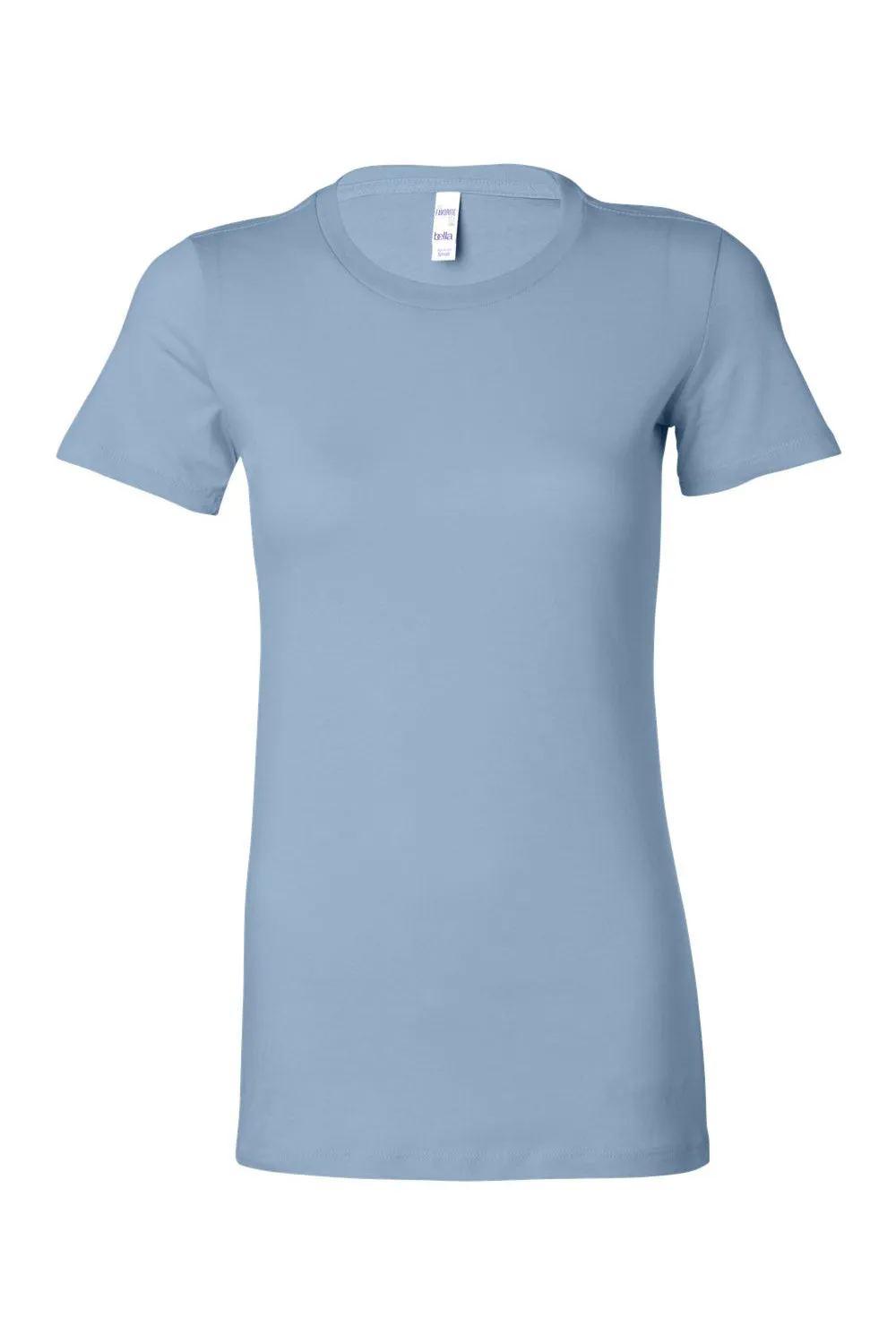 Bella   Canvas Womens The Favorite Short Sleeve Crewneck T-Shirt - Baby Blue