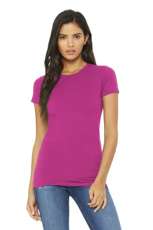 Bella   Canvas Womens The Favorite Short Sleeve Crewneck T-Shirt - Berry Pink