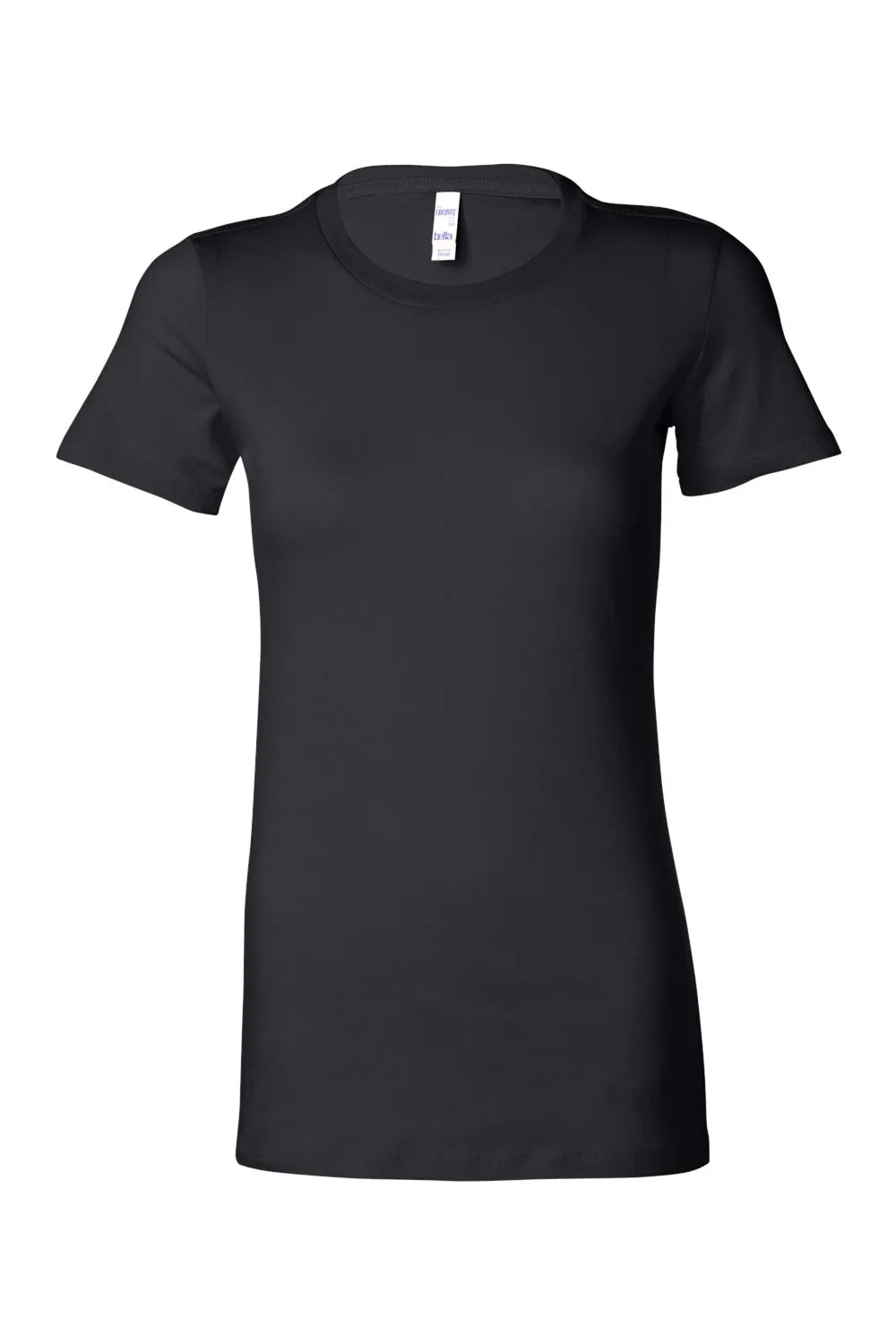 Bella   Canvas Womens The Favorite Short Sleeve Crewneck T-Shirt - Black
