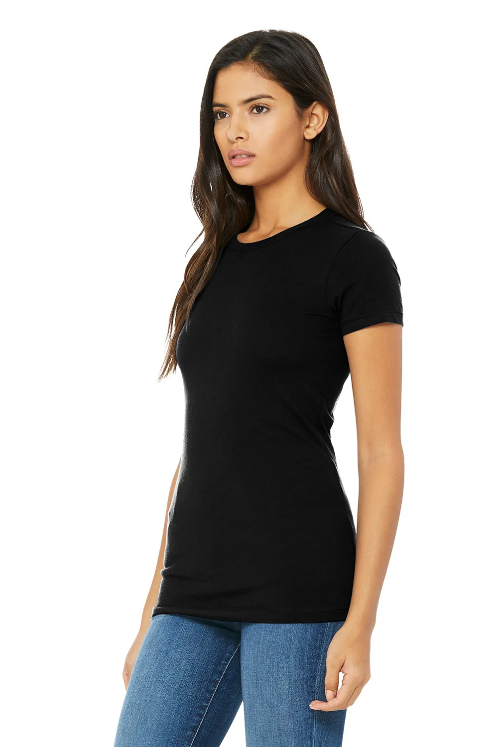 Bella   Canvas Womens The Favorite Short Sleeve Crewneck T-Shirt - Black