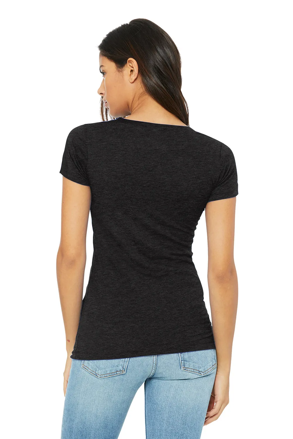 Bella   Canvas Womens The Favorite Short Sleeve Crewneck T-Shirt - Heather Black