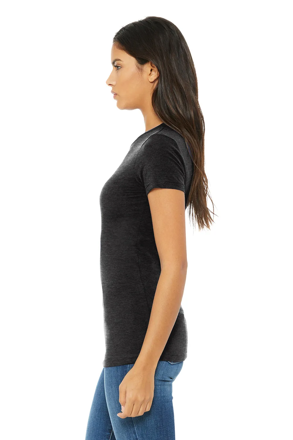 Bella   Canvas Womens The Favorite Short Sleeve Crewneck T-Shirt - Heather Black