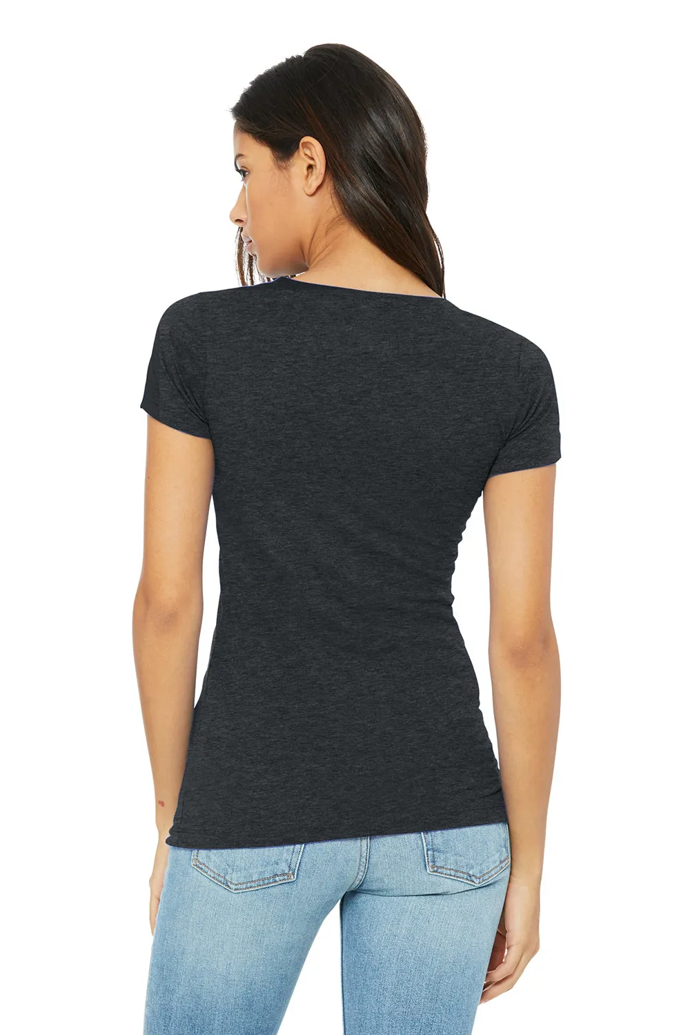 Bella   Canvas Womens The Favorite Short Sleeve Crewneck T-Shirt - Heather Dark Grey