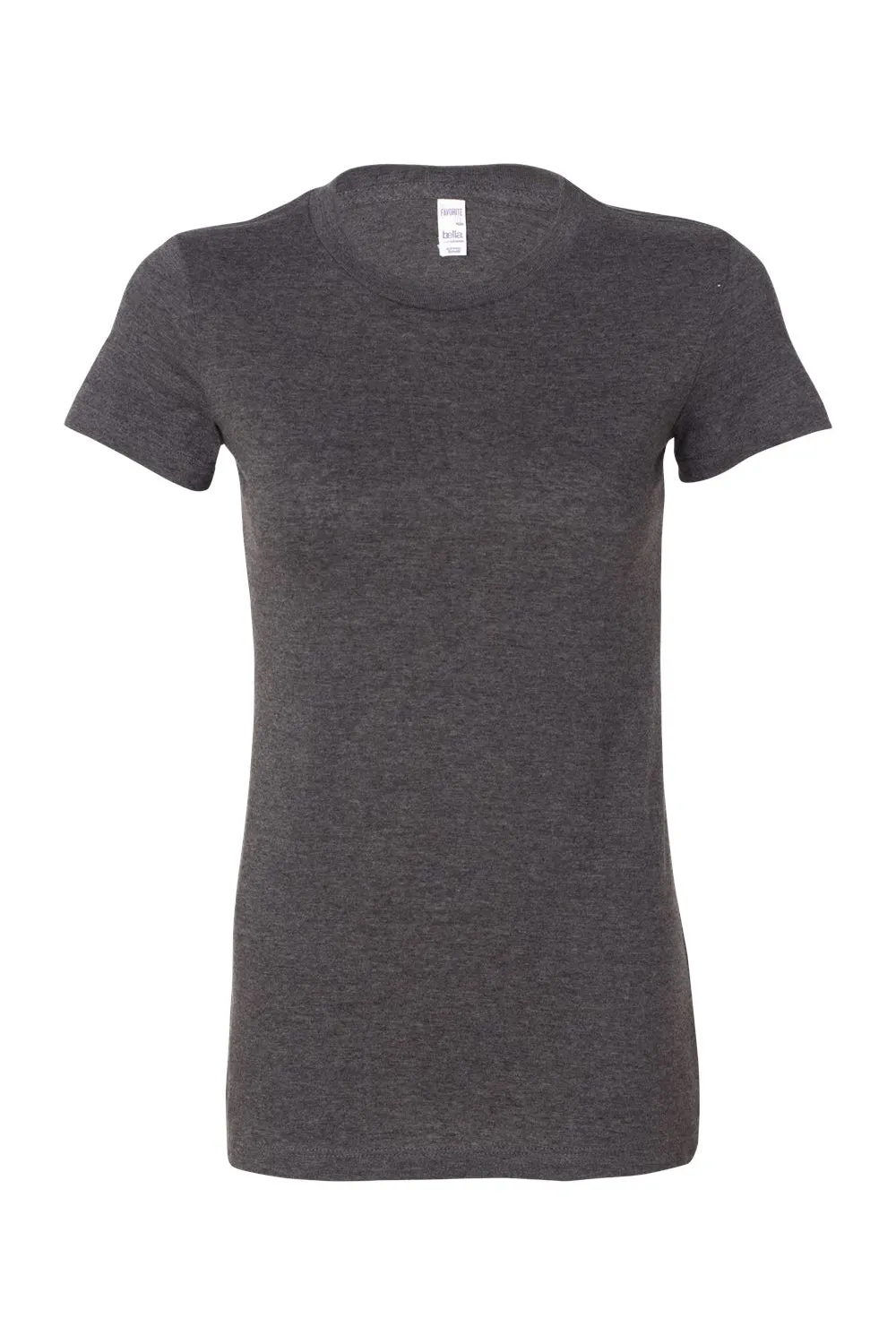 Bella   Canvas Womens The Favorite Short Sleeve Crewneck T-Shirt - Heather Dark Grey