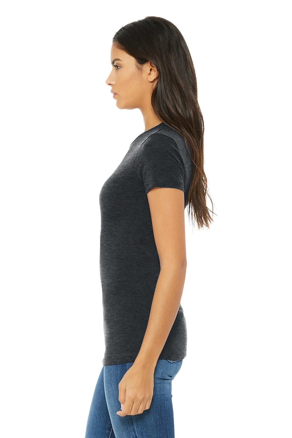 Bella   Canvas Womens The Favorite Short Sleeve Crewneck T-Shirt - Heather Dark Grey
