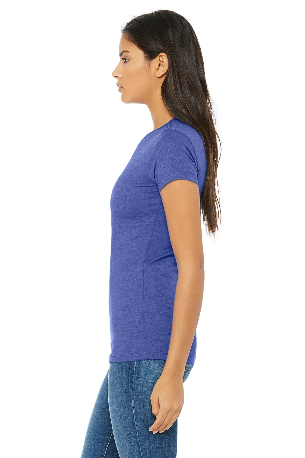 Bella   Canvas Womens The Favorite Short Sleeve Crewneck T-Shirt - Heather True Royal Blue