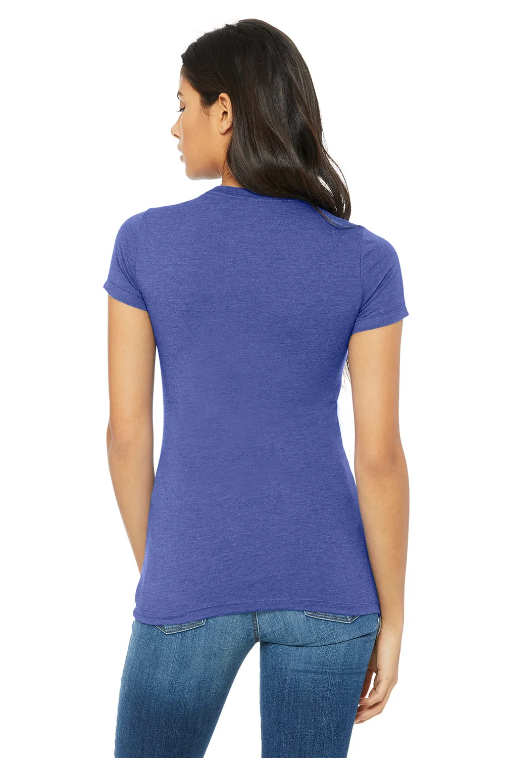 Bella   Canvas Womens The Favorite Short Sleeve Crewneck T-Shirt - Heather True Royal Blue