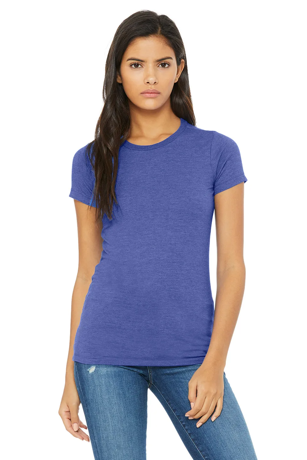 Bella   Canvas Womens The Favorite Short Sleeve Crewneck T-Shirt - Heather True Royal Blue