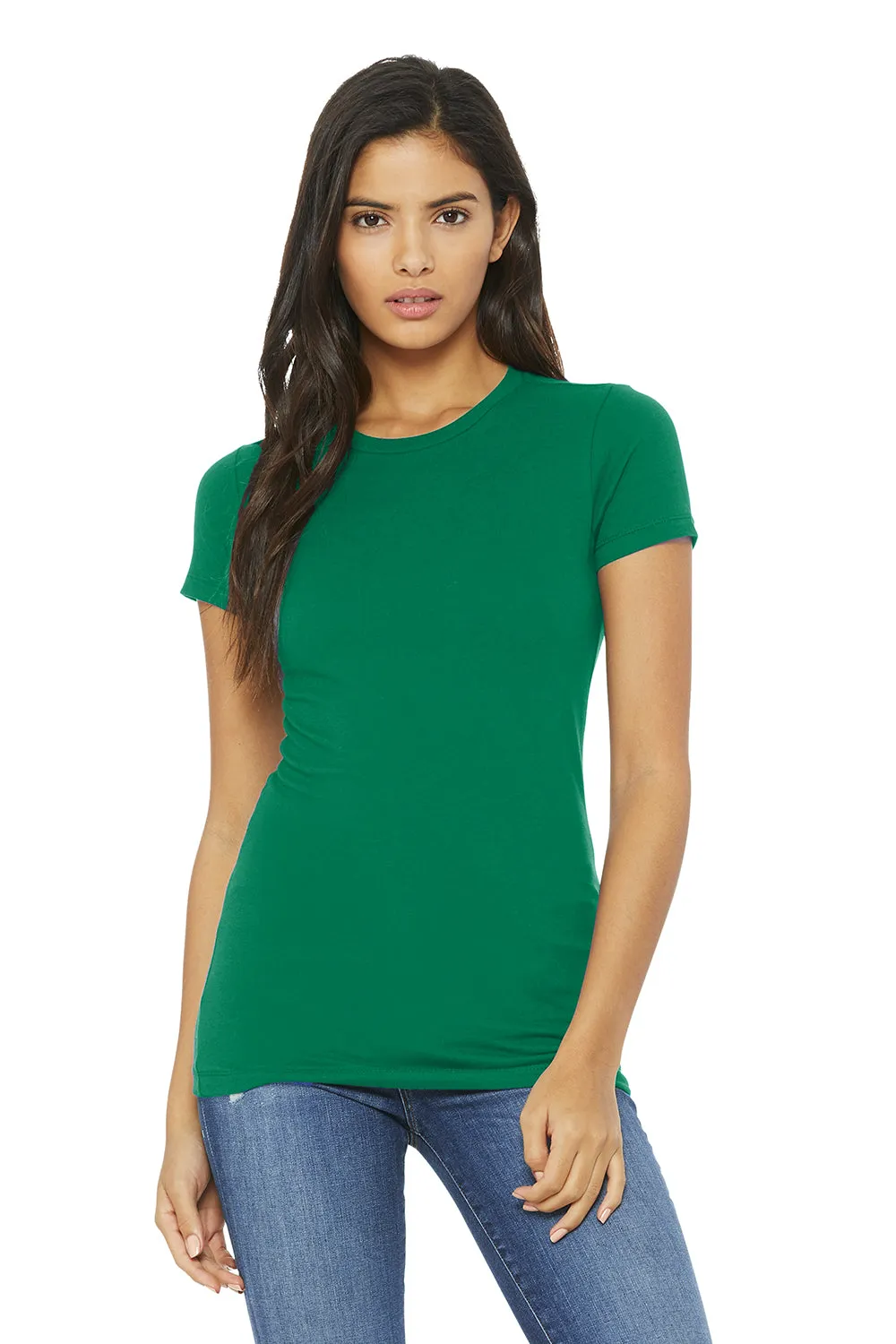 Bella   Canvas Womens The Favorite Short Sleeve Crewneck T-Shirt - Kelly Green - Closeout