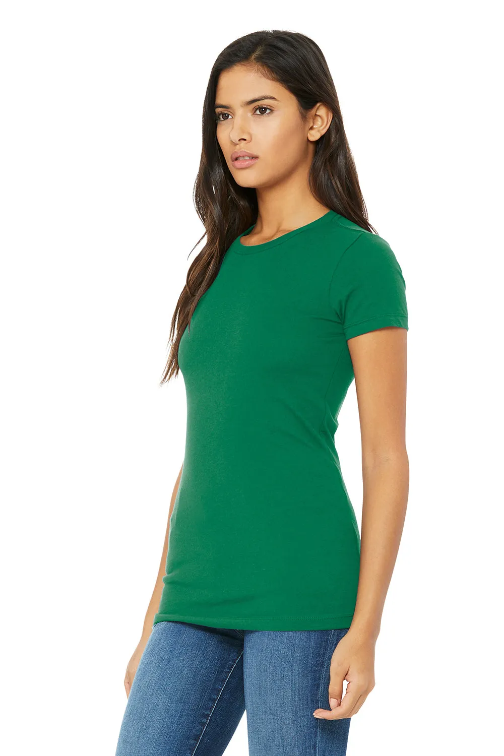 Bella   Canvas Womens The Favorite Short Sleeve Crewneck T-Shirt - Kelly Green - Closeout