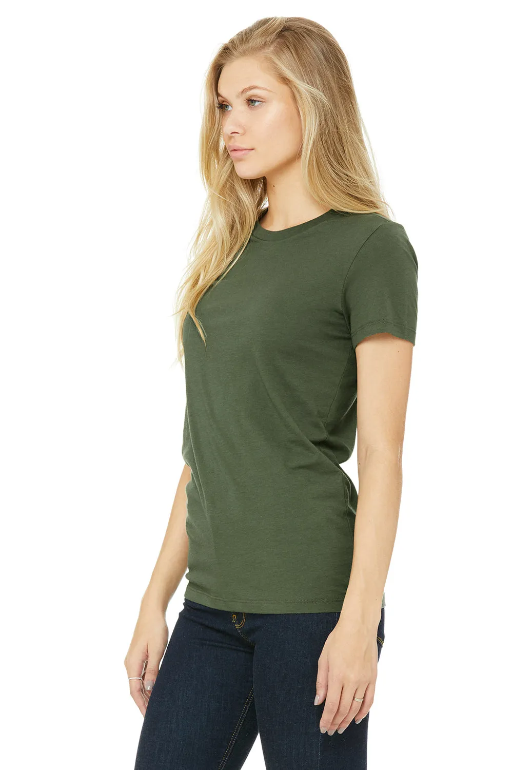 Bella   Canvas Womens The Favorite Short Sleeve Crewneck T-Shirt - Military Green