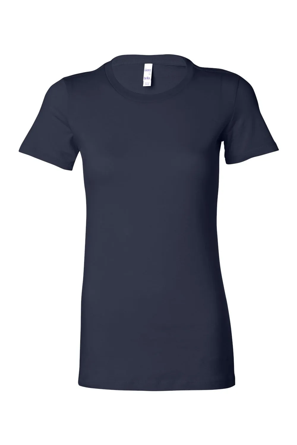 Bella   Canvas Womens The Favorite Short Sleeve Crewneck T-Shirt - Navy Blue
