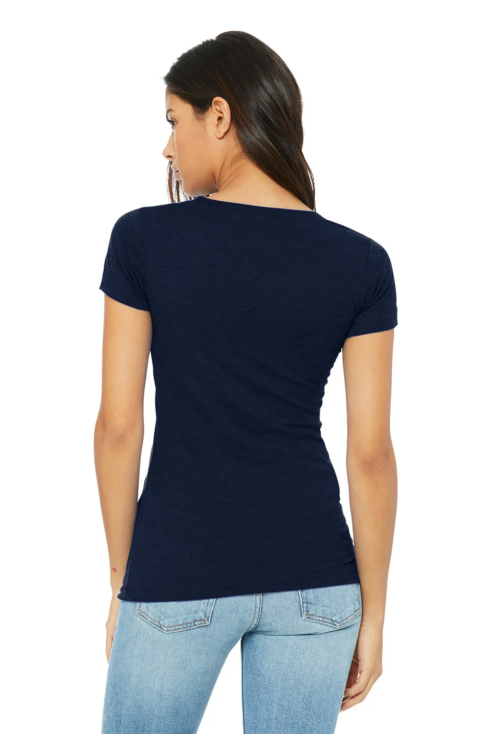 Bella   Canvas Womens The Favorite Short Sleeve Crewneck T-Shirt - Navy Blue