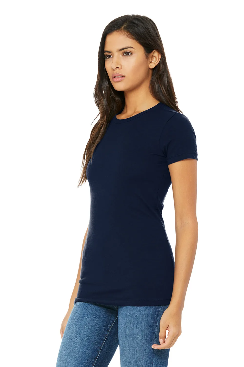 Bella   Canvas Womens The Favorite Short Sleeve Crewneck T-Shirt - Navy Blue