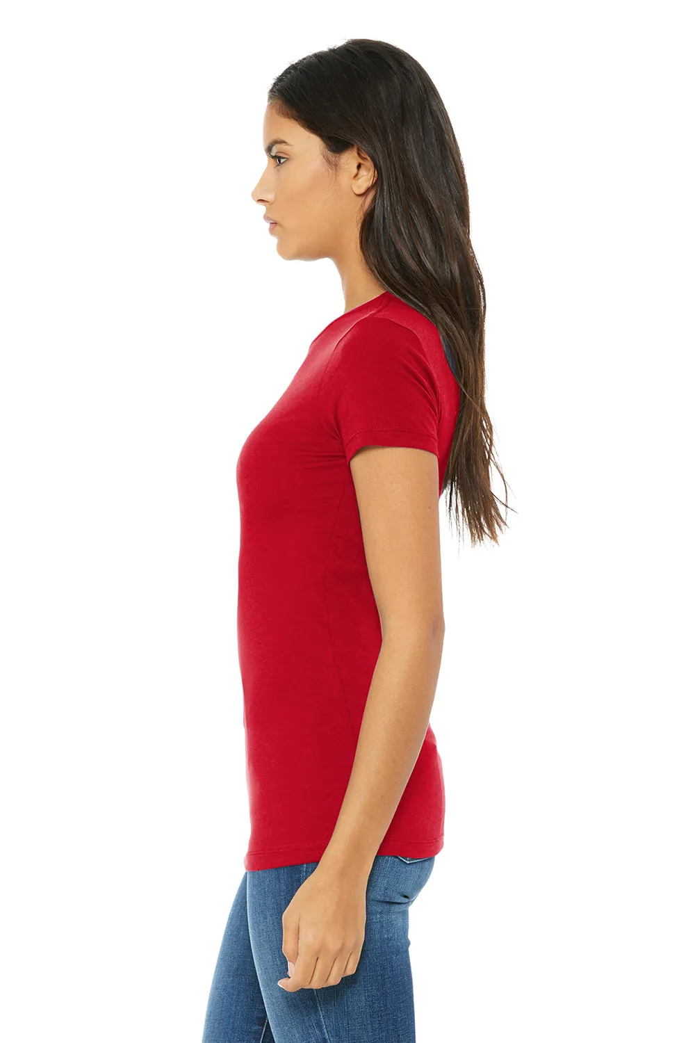 Bella   Canvas Womens The Favorite Short Sleeve Crewneck T-Shirt - Red