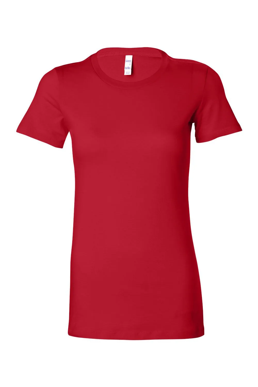 Bella   Canvas Womens The Favorite Short Sleeve Crewneck T-Shirt - Red