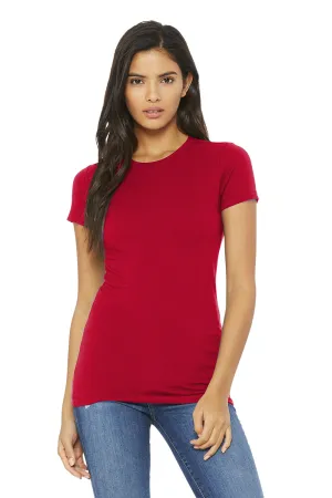 Bella   Canvas Womens The Favorite Short Sleeve Crewneck T-Shirt - Red