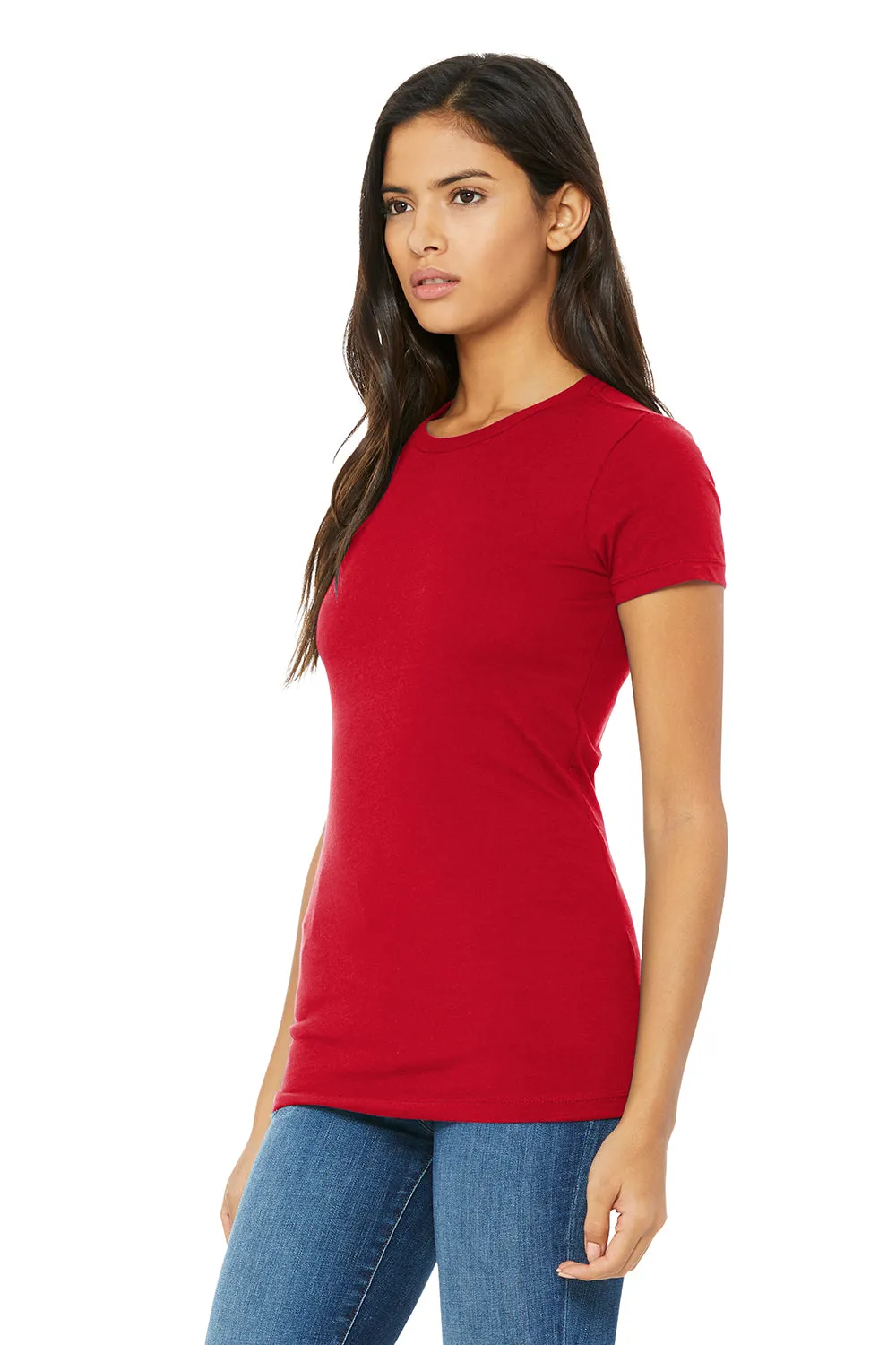 Bella   Canvas Womens The Favorite Short Sleeve Crewneck T-Shirt - Red