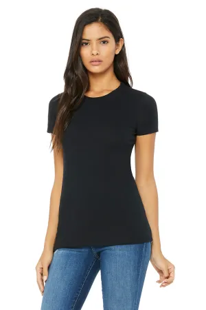 Bella   Canvas Womens The Favorite Short Sleeve Crewneck T-Shirt - Solid Black