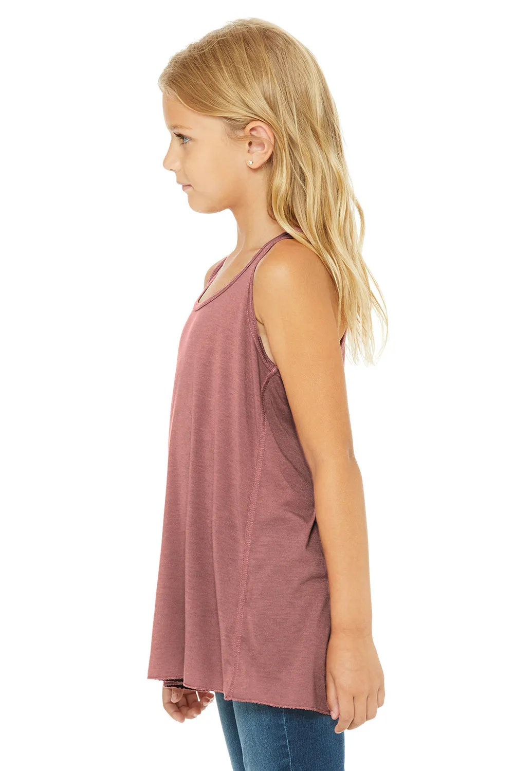 Bella   Canvas Youth Flowy Tank Top - Mauve