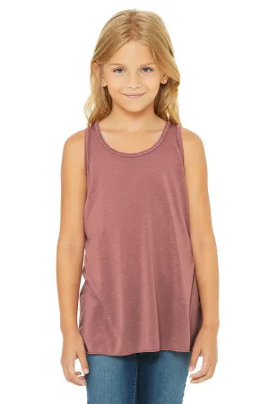 Bella   Canvas Youth Flowy Tank Top - Mauve