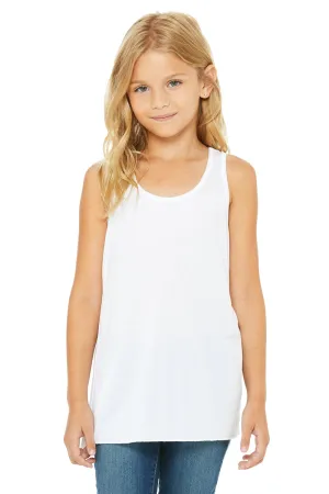 Bella   Canvas Youth Flowy Tank Top - White