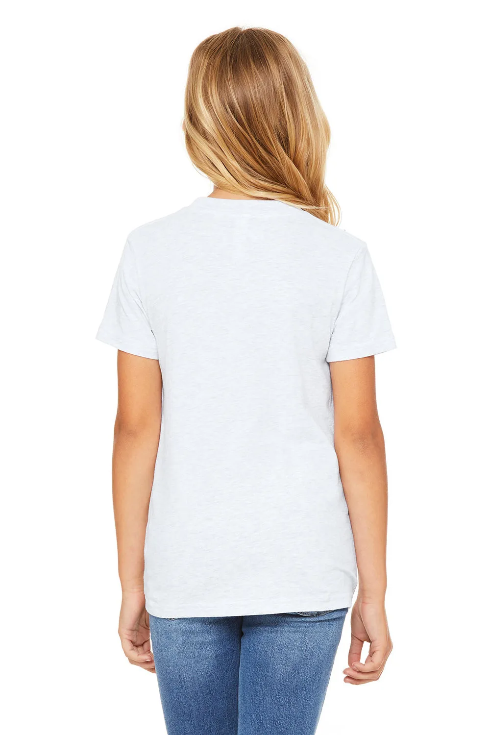 Bella   Canvas Youth Jersey Short Sleeve Crewneck T-Shirt - Ash Grey