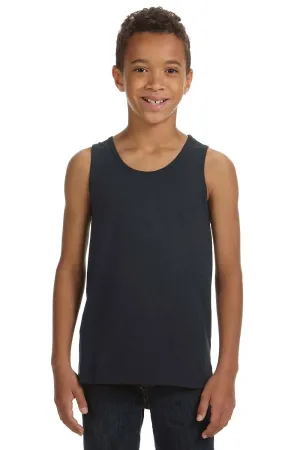 Bella   Canvas Youth Jersey Tank Top - Heather Dark Grey