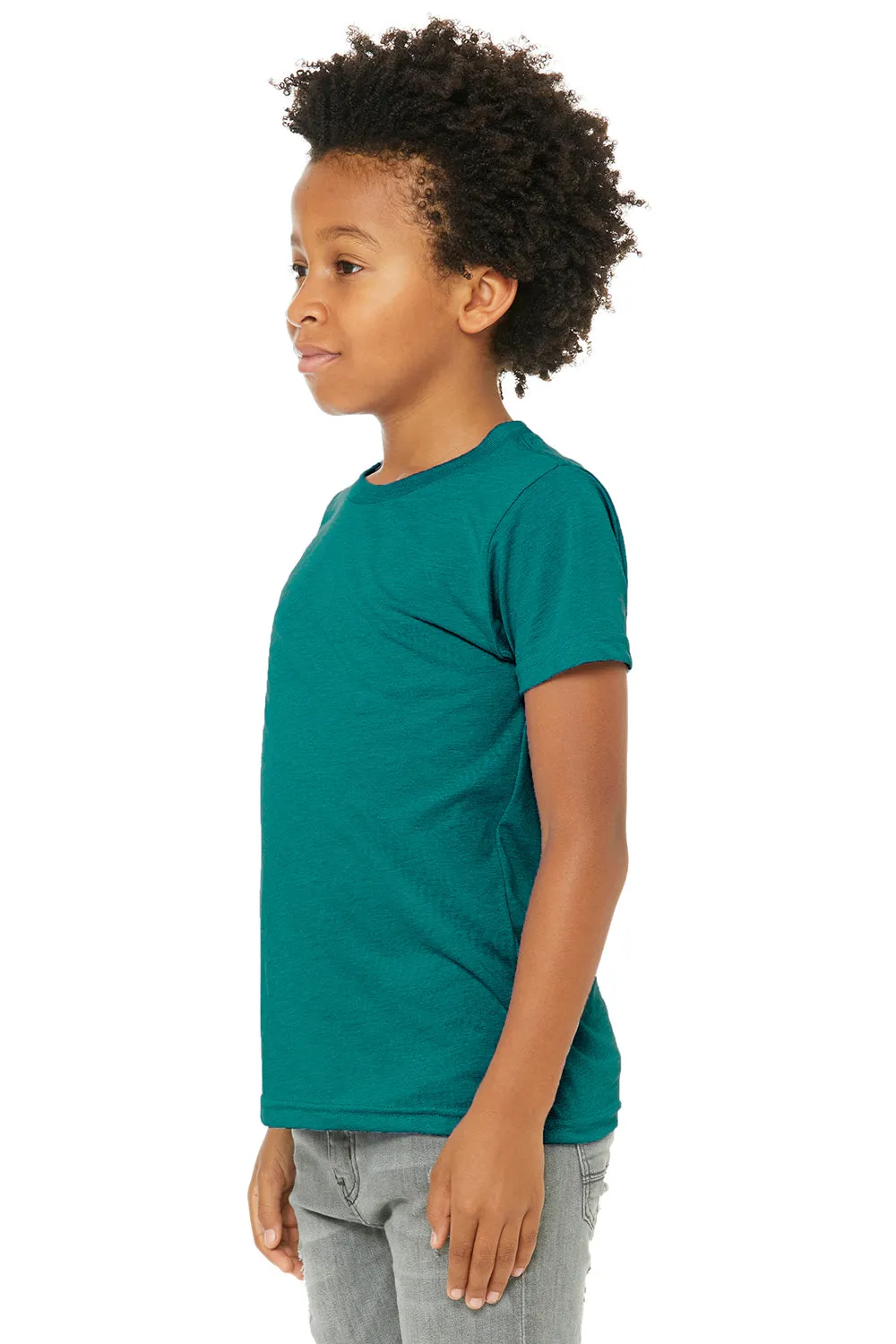 Bella   Canvas Youth Short Sleeve Crewneck T-Shirt - Teal Green