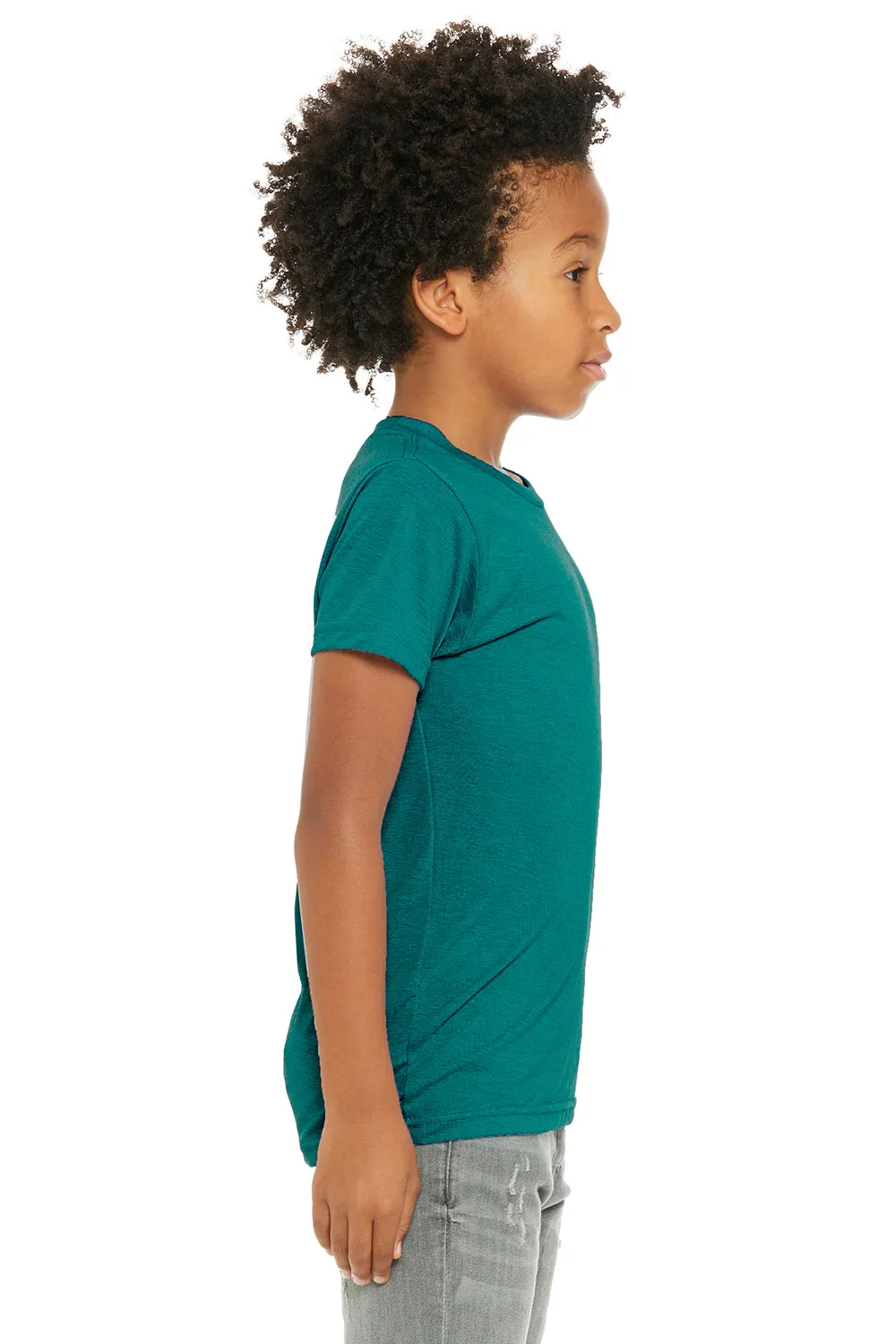 Bella   Canvas Youth Short Sleeve Crewneck T-Shirt - Teal Green