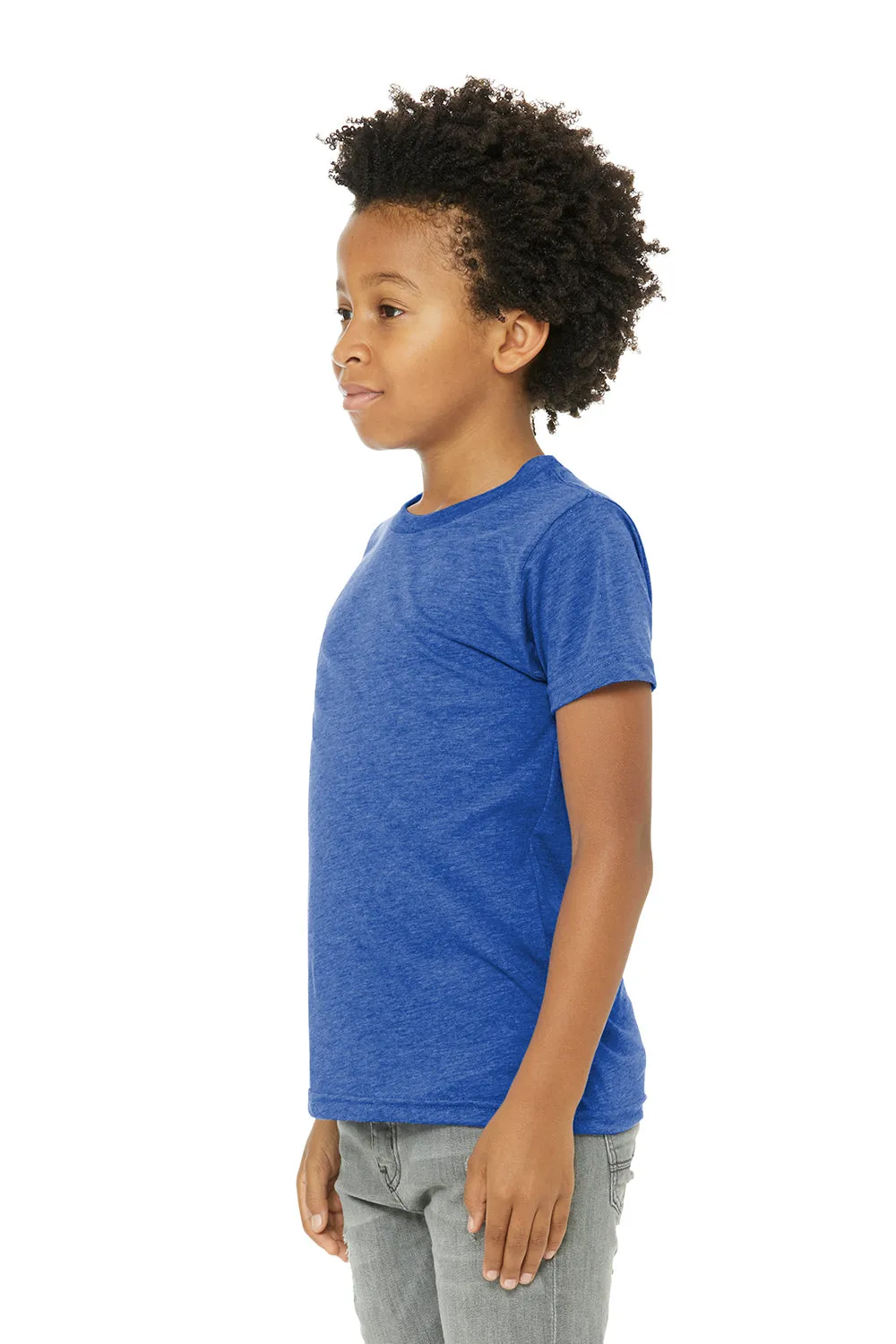 Bella   Canvas Youth Short Sleeve Crewneck T-Shirt - True Royal Blue