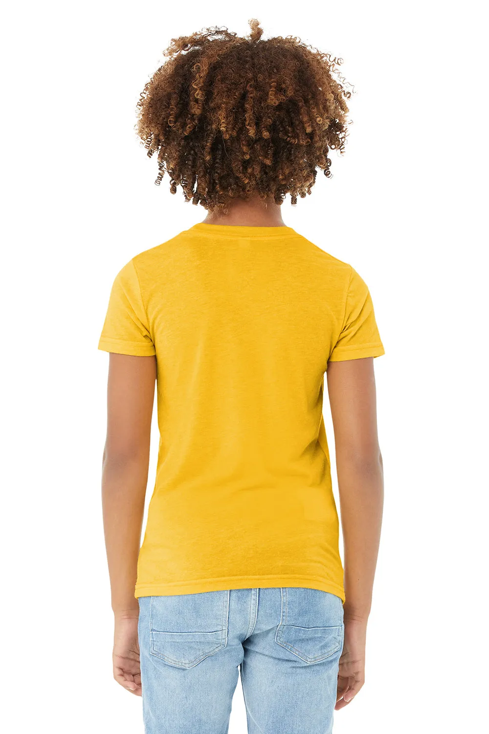 Bella   Canvas Youth Short Sleeve Crewneck T-Shirt - Yellow Gold